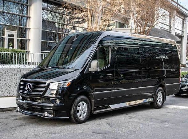 Mercedes Sprinter 14 to 15 — private airport transfer vehicle