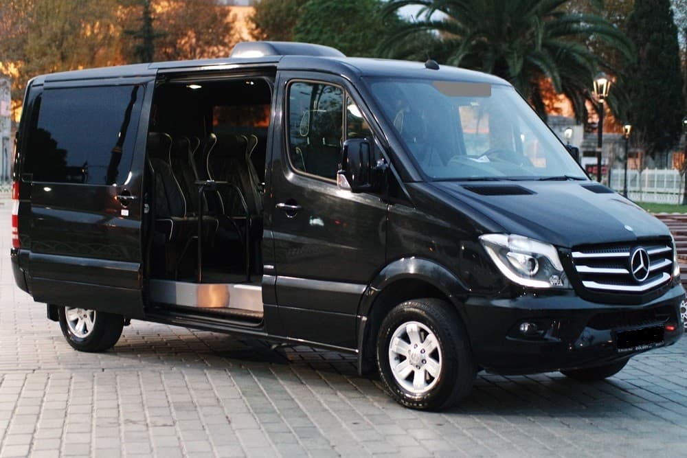 Mercedes Sprinter 6 to 10 — private airport transfer vehicle