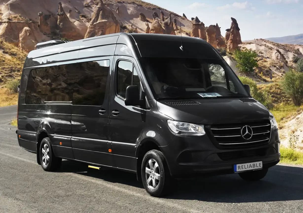 Mercedes Sprinter 11 to 14 — private airport transfer vehicle